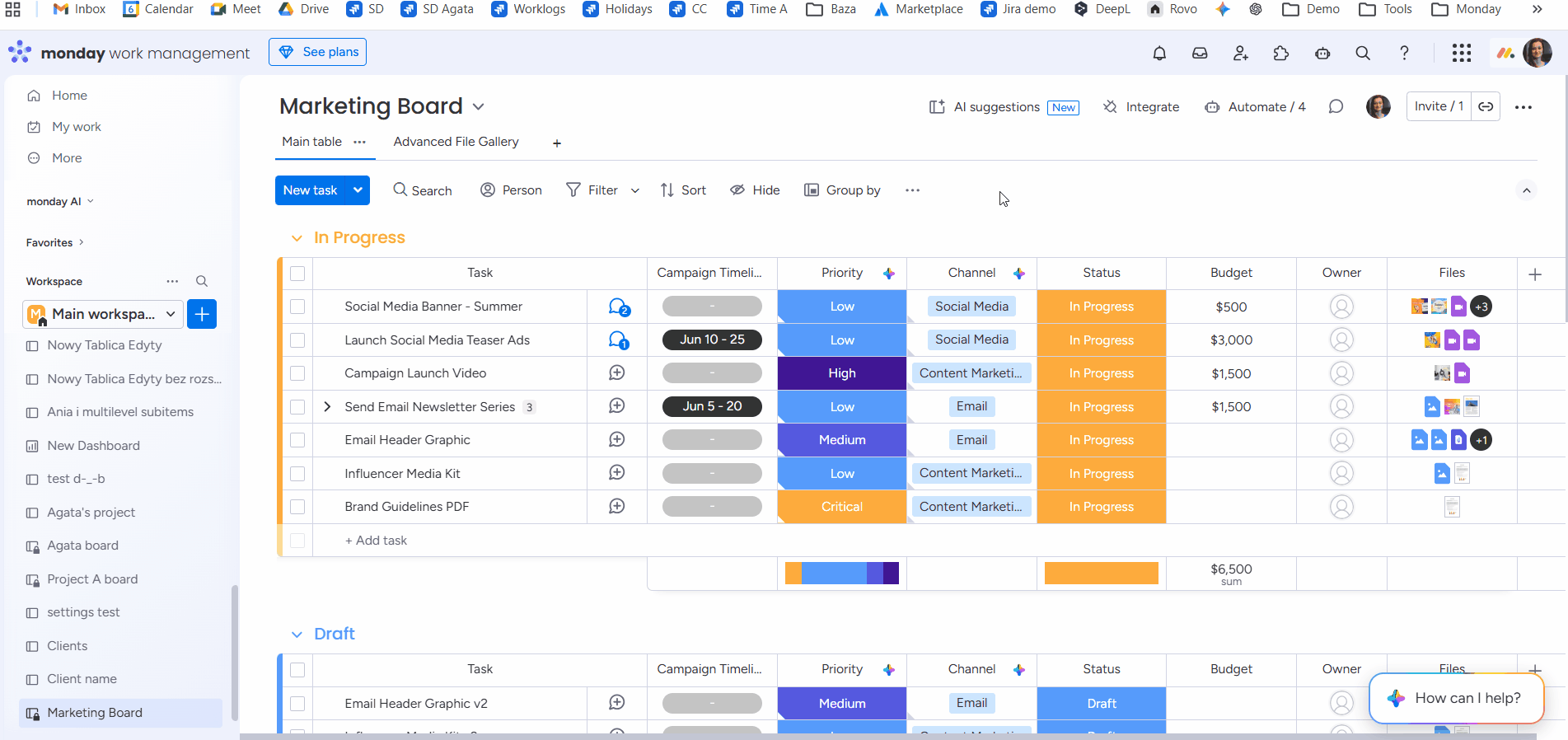 Create new collection and add files to it using text search.gif