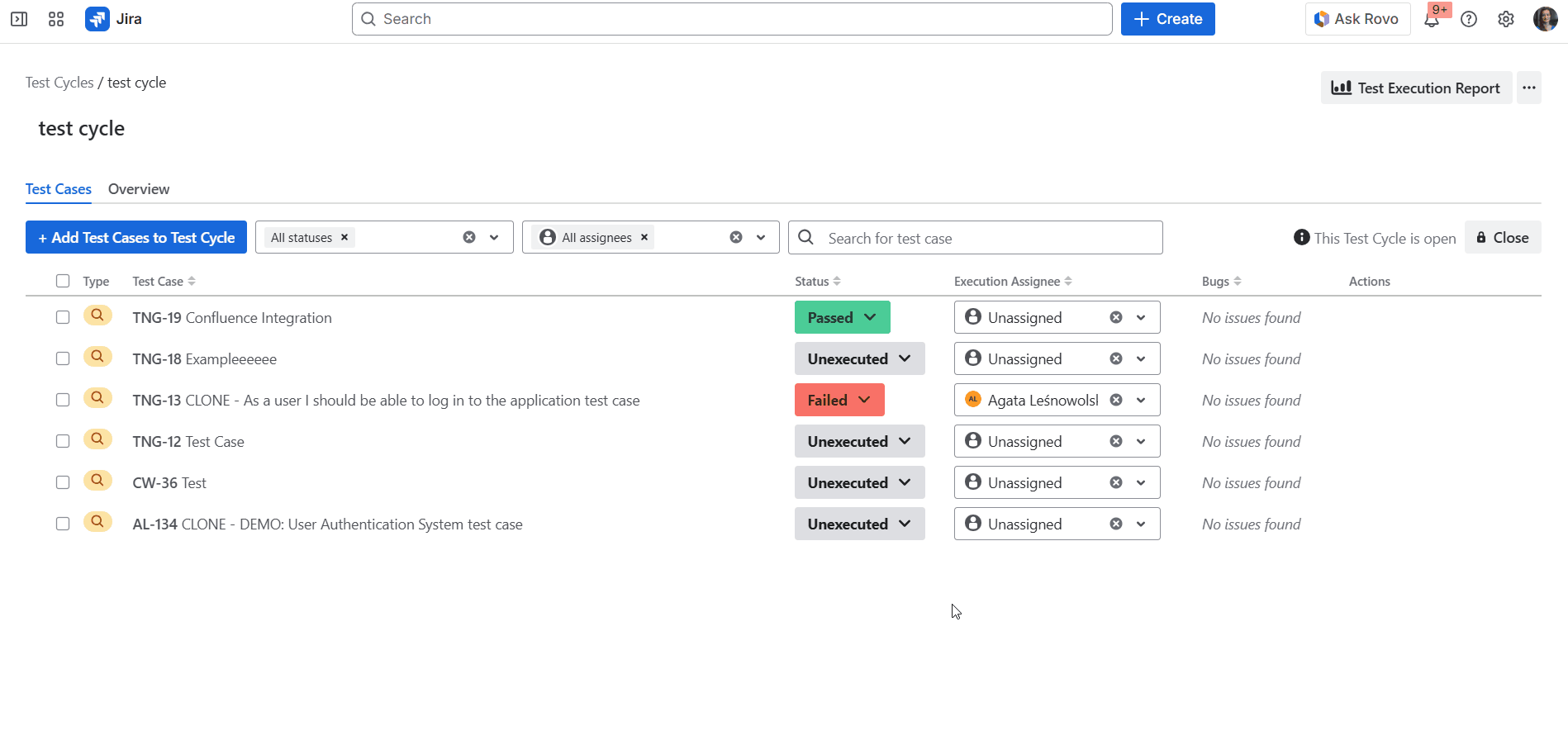 drag and drop test cases in test cycle.gif