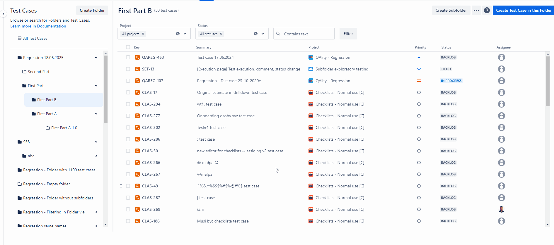 drag and drop test case repository.gif